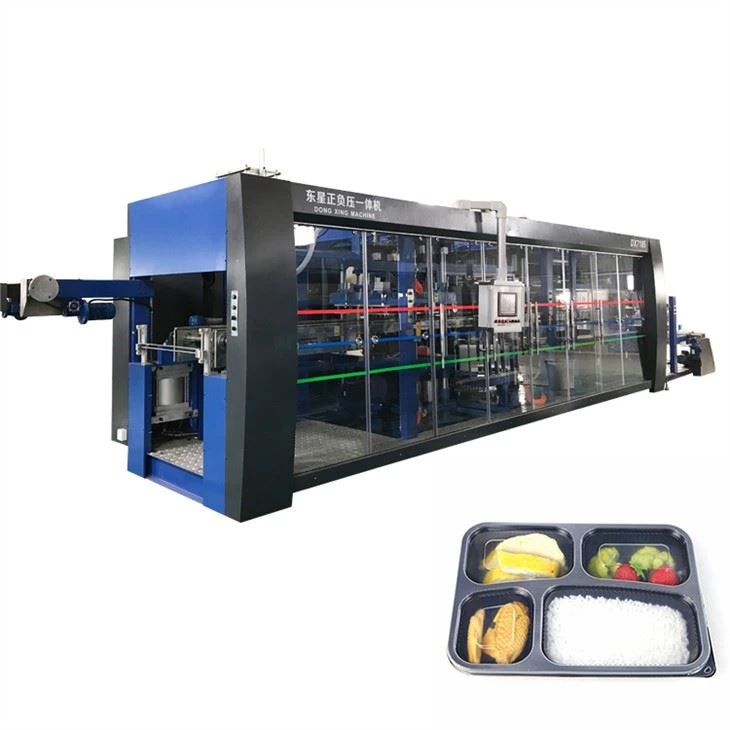 Termoformatrice monouso per contenitori per alimenti in plastica